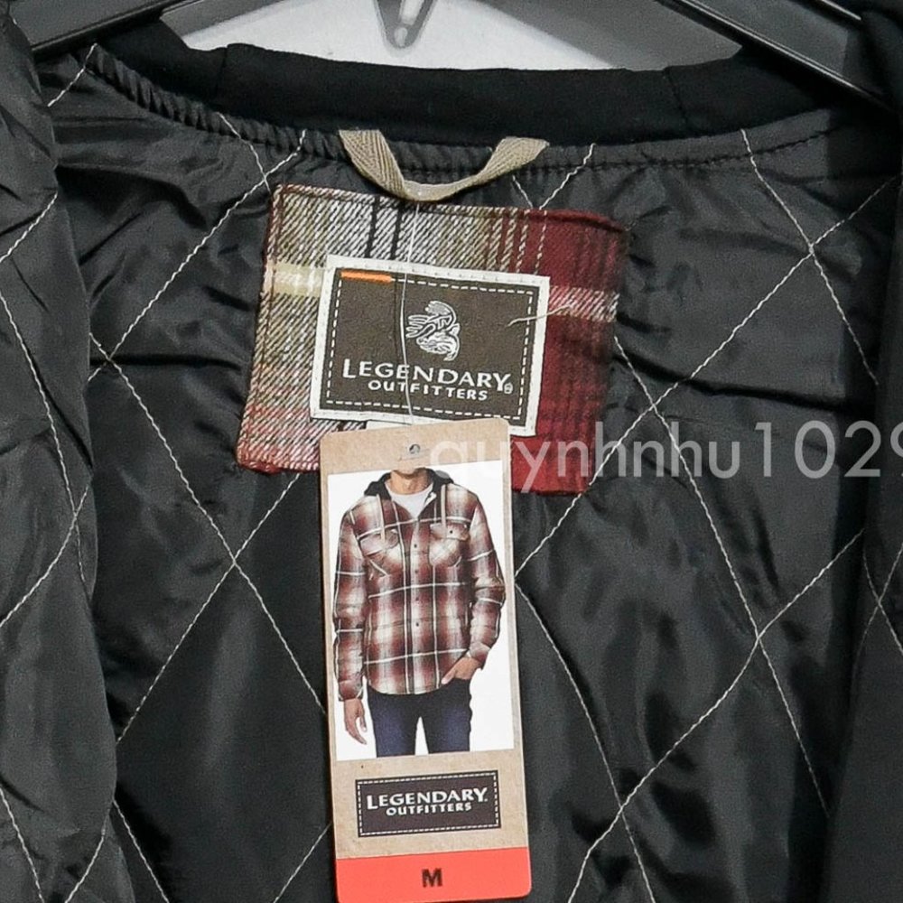 NWT Legendary Outfitters men shirt jacket in red - Picture 5 of 7